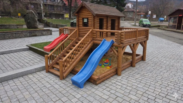 Обновяване на детската площадка пред читалище „Христо Ботев“